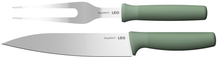 Набір ножів Berghoff Leo Forest для нарізки м'яса 2 предмети (5413821366838) - зображення 1