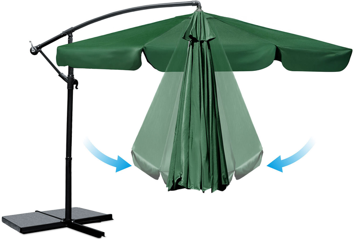 Parasol ogrodowy Plonos PL-881 Zielony (488101) - obraz 2