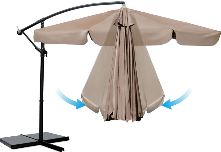 Parasol ogrodowy Plonos PL-881 Beżowy (488103) - obraz 2