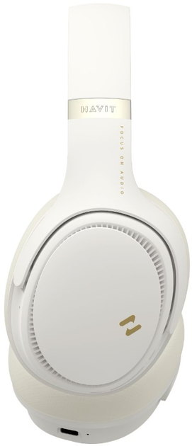 Słuchawki Havit H630BT Pro Butter-Yellow (H630BT PROby) - obraz 4