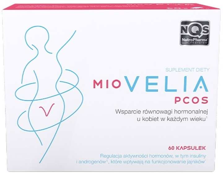 Suplement diety NutroPharma Miovelia PCOS 60 kapsułek (5904161800521) - obraz 1