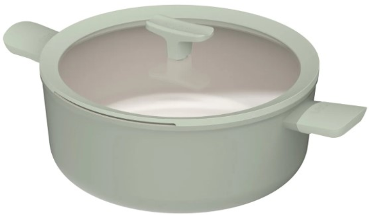 Каструля з кришкою BergHOFF Balance Eco Green 28 см 6.2 л (5413821363684) - зображення 1