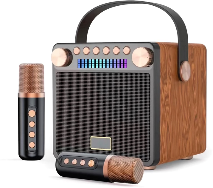 Портативна караоке-система Magic Karaoke YS-601 Wood - зображення 1