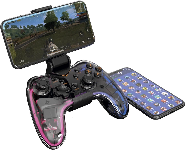 Ігровий бездротовий геймпад Havit HV-G180BT RGB Transparent - зображення 6