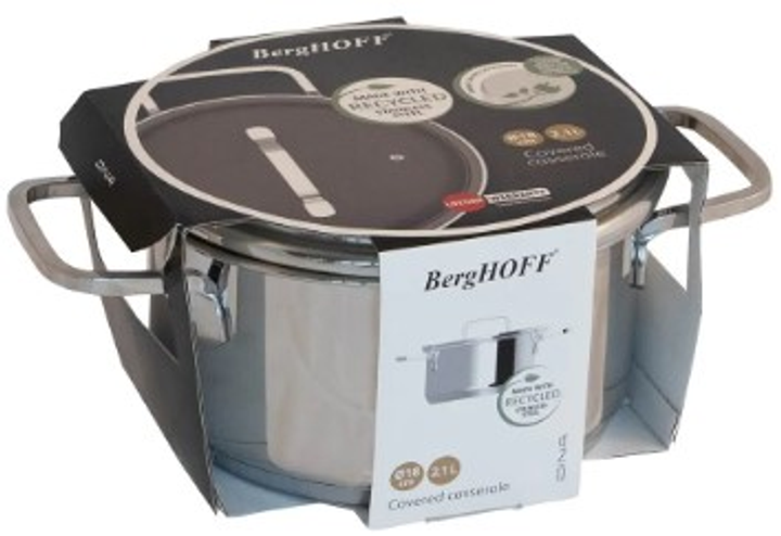 Каструля з кришкою BergHOFF Helix Graphite 18 см 2.1 л (5413821378954) - зображення 3