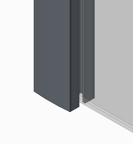 Шторки стеклянные на ванную Koer SR BS03-95x140-TR-01 прозрачное стекло 6мм, хром (KR5402) - изображение 3