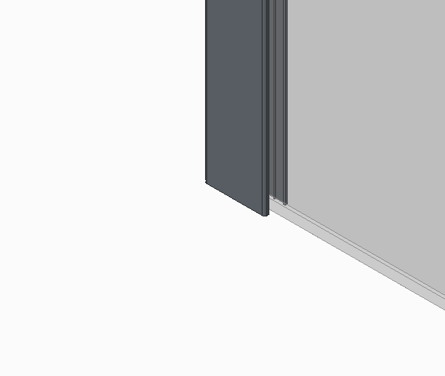 Душова перегородка Koer SR SP02-100x200-TR-12 Walk-In проз.скло Easy Clean 8мм, матове золото (KR5396) - изображение 8