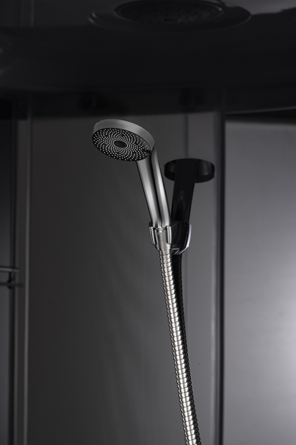 Бокс душовий з гідромасажем Mixxus STRONG SBH01-90x90x215-FB SATIN з високим піддоном (MI6888) - Фото 2 Бокс душовий з гідромасажем Mixxus STRONG SBH01-90x90x215-FB SATIN з високим піддоном (MI6888) - зображення 2