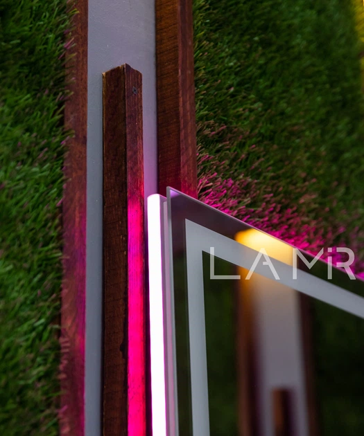 LED-зеркало 60x80см, с двумя сенсорами, часами и подогревом, модель Karnet (karnet28) - изображение 9