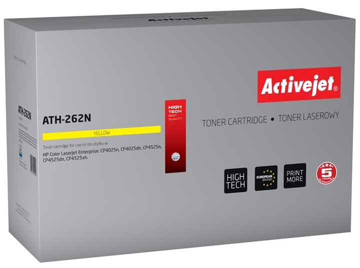 Toner Activejet ATH-262N do HP 648A CE262A Yellow - obraz 1