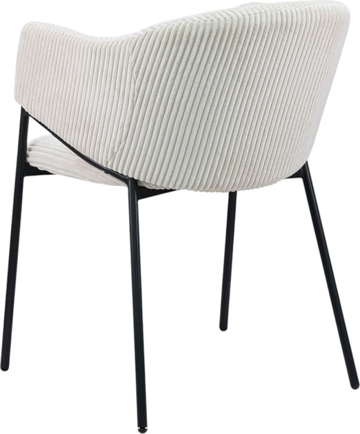 Стілець для кухні та вітальні Homla PRAZER 55 x 60.5 x 78 см Beige (5906496737978) - зображення 4