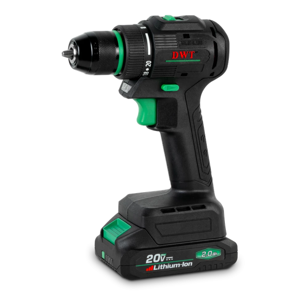 Аккумуляторная ударная дрель шуруповерт DWT ASBP-20 DNM-2 BMC - Фото 1 Аккумуляторная ударная дрель шуруповерт DWT ASBP-20 DNM-2 BMC - изображение 1