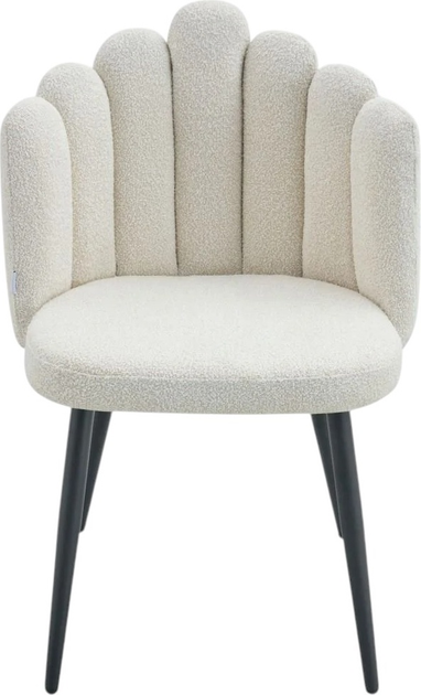 Стілець для кухні та вітальні Homla LUXE 49 x 55 x 85 см Ecru (5906496741739) - зображення 2