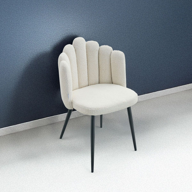 Стілець для кухні та вітальні Homla LUXE 49 x 55 x 85 см Ecru (5906496741739) - зображення 7