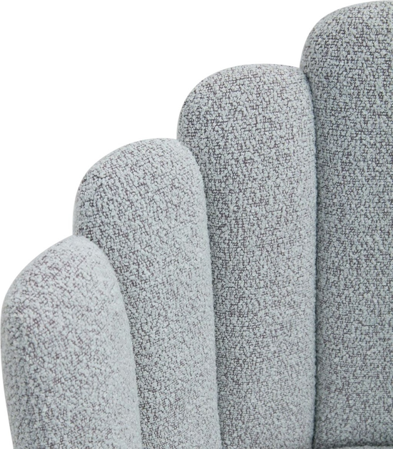 Krzesło do kuchni i salonu Homla LUXE 49 x 55 x 85 cm Grey (5906496741746) - obraz 4