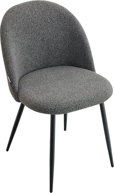 Стілець для кухні та вітальні Homla FRESCA 47 x 56 x 78 см Dark Grey (5906496741920) - зображення 1