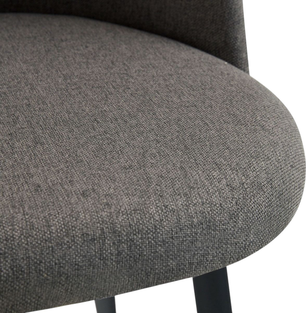 Krzesło do kuchni i salonu Homla AMPLA 47 x 56 x 78 cm Dark Grey (5906496741944) - obraz 6
