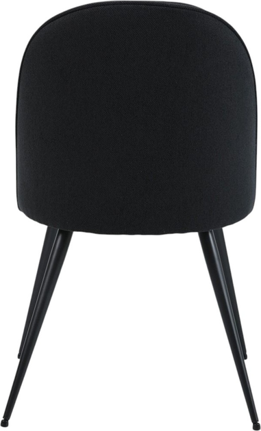 Krzesło do kuchni i salonu Homla LUDI 50 x 53 x 85 cm Black (5906496738180) - obraz 4