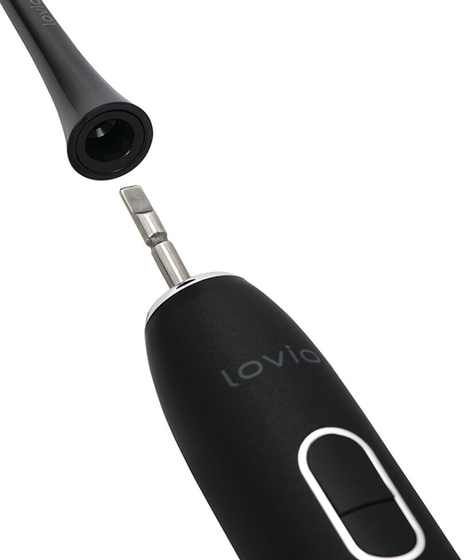 Електрична зубна щітка Lovio SonicProtect Pro Чорна + Brush Heads + TC (LVTB124BK) - зображення 2