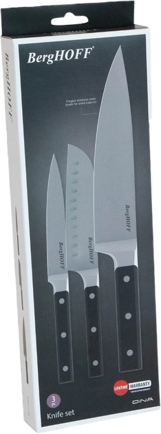 Zestaw noży BergHOFF Gene 3 szt (5413821378442) - obraz 4