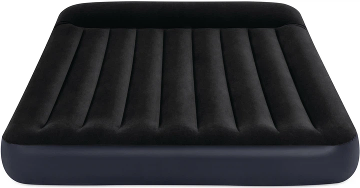 Двухместный надувной матрас Intex 152х203х25 см Черный (64143) - изображение 2