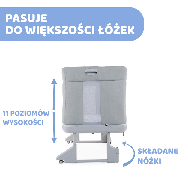 Дитяче ліжечко Chicco Next2Me Forever Almond 3 в 1 Бежеве (8058664181063) - зображення 15