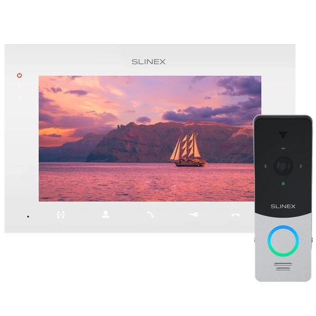 Комплект відеодомофону Slinex ML-20HD(Black)+SQ-07MTHD(White) - Фото 1 Комплект відеодомофону Slinex ML-20HD(Black)+SQ-07MTHD(White) - зображення 1