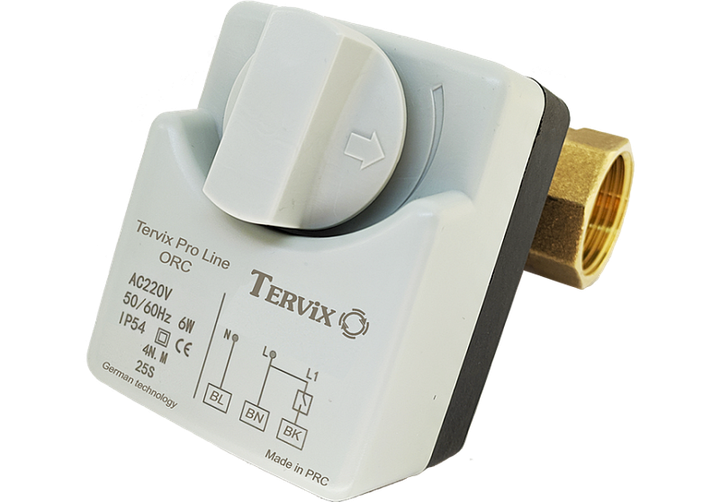 Комплект антипотоп 1" кран Tervix Pro Line ORC 220В, централь Ajax Hub 2, 2 датчика протечки Ajax Leaks, реле WallSwitch - изображение 4