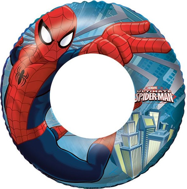Коло для плавання Bestway 98003 Spider Man 56 см (6942138919585) - зображення 1