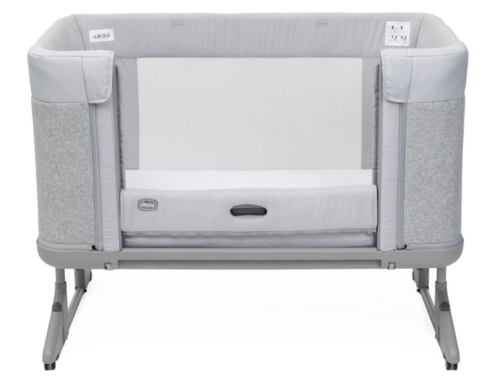Дитяче ліжечко Chicco Next2Me Forever Ash Grey Cross Collection 3 в 1 Світло-Сіре (8058664165056) - зображення 2