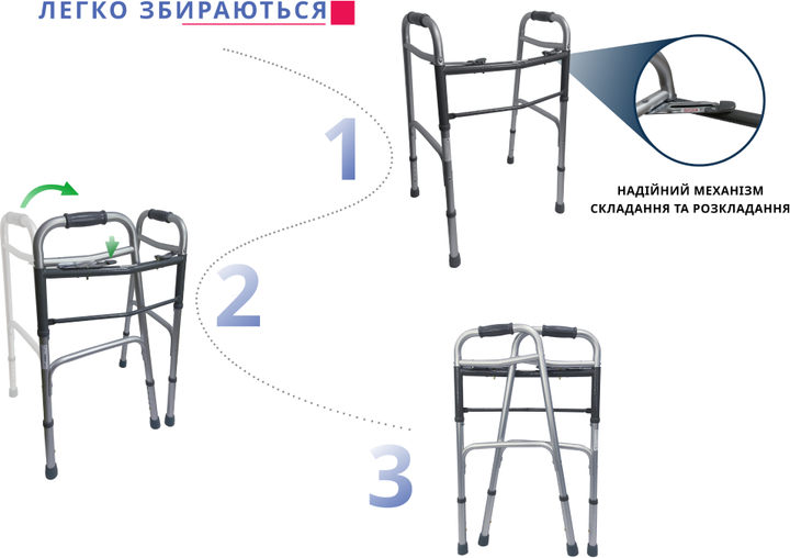 Ходунки фиксированные Doctor Life (12850/ST) - изображение 6