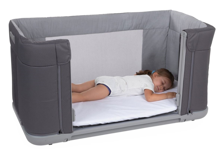 Łóżeczko dziecięce dostawne Chicco Next2Me Forever Moongrey 3 w 1 Szare (8058664140510) - obraz 14