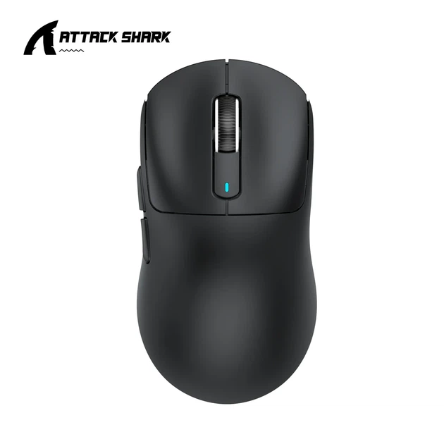 Игровая мышка Attack Shark X3 Wireless черная (PAW3395) – профессиональное оружие геймера! - Фото 1 Игровая мышка Attack Shark X3 Wireless черная (PAW3395) – профессиональное оружие геймера! - изображение 1