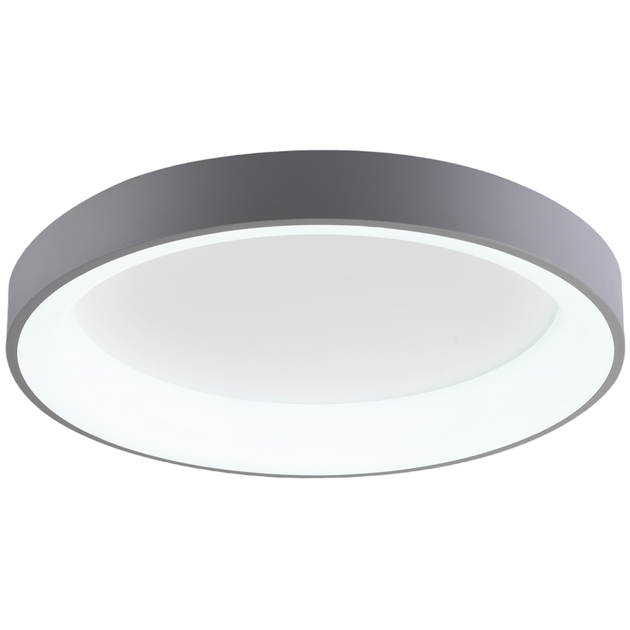 Стельова LED люстра 50W Velmax з металевим каркасом 3000K-6500 K з пультом сіра IP20 V-CL-VERONA-R - зображення 3