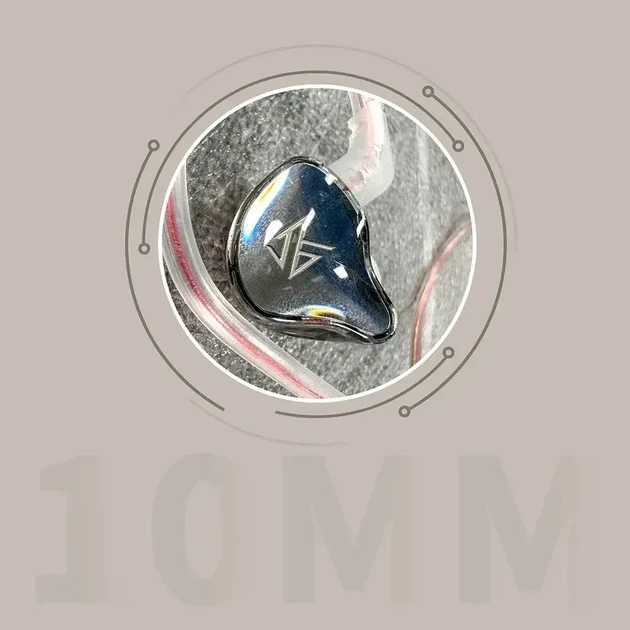 KZ EDCX White (без мікрофону) – In-Ear Monitor навушники з 10-мм динамічним драйвером для Hi-Fi звуку - зображення 4