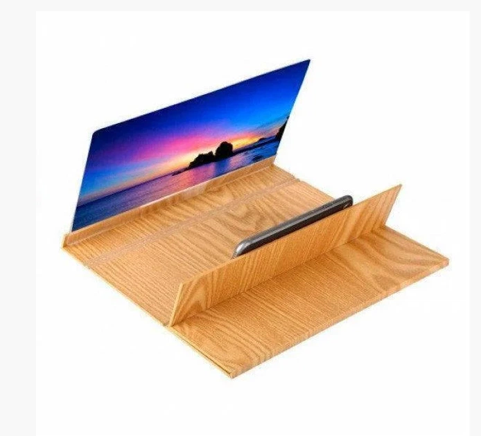 3D збільшувач екрана телефону Enlarged Screen Magnifier світле дерево - Фото 5 3D збільшувач екрана телефону Enlarged Screen Magnifier світле дерево - зображення 5