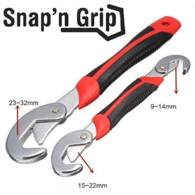 Універсальний розумний гайковий розвідний Ключ Snap'n grip - зображення 7