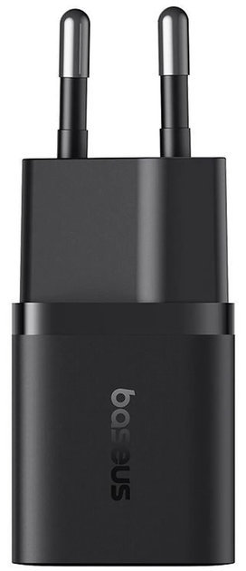 Зарядний пристрій Baseus GaN5 Fast Charger 1C 25W EU + Data Cable Type-C to Typ-C 100W Black (P10110909113-01) - зображення 5
