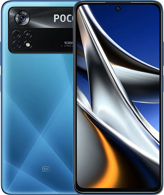 Smartfon Poco X4 Pro 5G 8/256GB Laser Blue (6934177736278) - obraz 1