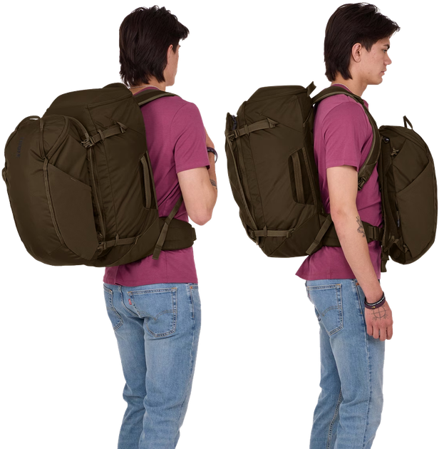 Рюкзак Thule Landmark Travel Pack 60L TLPM-260 Deep Khaki (7121892) - изображение 3