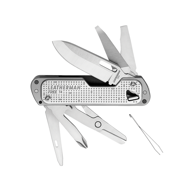 Мультинструмент Leatherman Free T4 сріблястий - Фото 1 Мультинструмент Leatherman Free T4 сріблястий - зображення 1