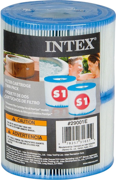 Набір фільтрів для насоса SPA Intex 29001 Тип S1 12 шт (5903890606510) - зображення 2