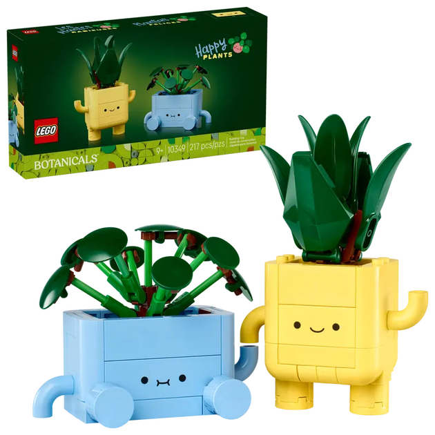 Zestaw klocków LEGO Botanicals Wesołe roślinki 217 elementa (10349) - obraz 2