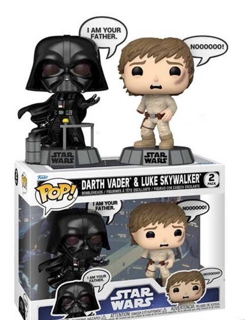 Figurka Funko POP Star Wars: Sayings - Vader & Luke Skywalker (I Am Your Father) 2-Pack 83595 (889698835947) - obraz 3