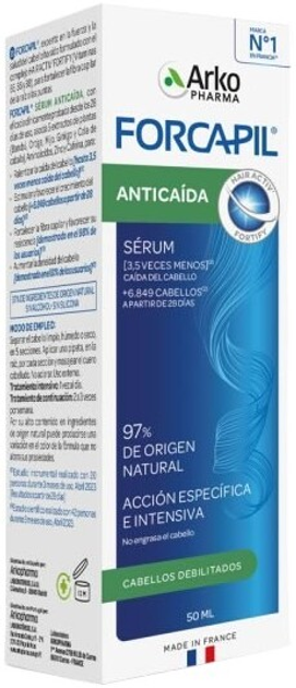 Serum przeciw wypadaniu włosów Arkopharma Forcapil 50 ml (8428148465338) - obraz 1