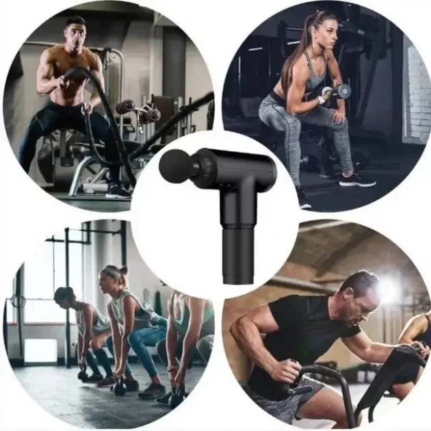 Массажер Fascial Gun KH-320, Портативный ручной массажер-пистолет для тела - изображение 15