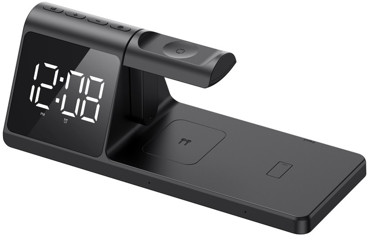 Бездротова зарядка Havit 5в1 W3042 15W Black (6939119066017) - зображення 1