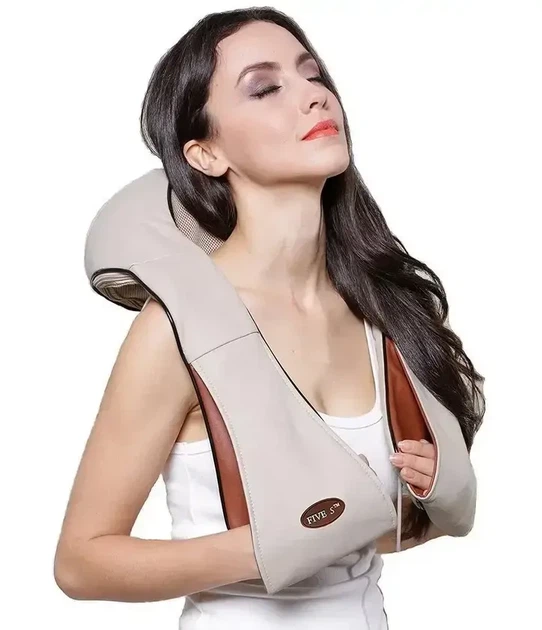 Универсальный массажер Massager of Neck Kneading, Электрический массажер для шеи, плеч, спины и поясницы - изображение 6