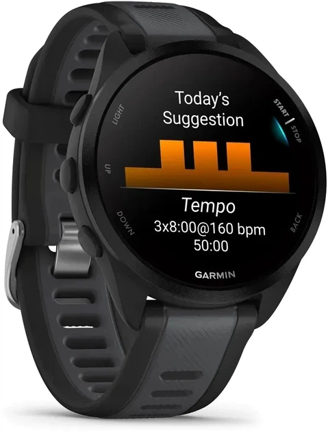 Смарт-годинник Garmin Forerunner 165 Music Black/Slate Grey (010-02863-30) - зображення 3