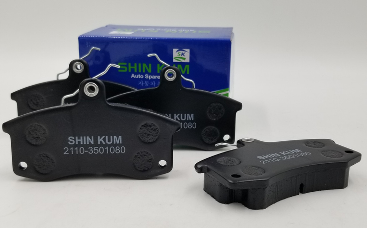Колодки гальмові Shin Kum ВАЗ 2110-12 передні Каталожний номер 2110-3501080 - зображення 2